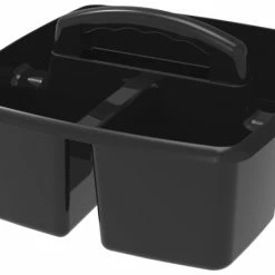 Hot Sale 🎉 Storex Small Caddy, 9-1/4 X 9-1/4 X 5-1/4 Inches, Black, Pack Of 6 ✔️