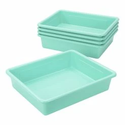 Top 10 🔥 School Smart Storage Tray, Letter Size, 10-3/4 X 13-1/4 X 3 Inches, Teal, Pack Of 5 👍