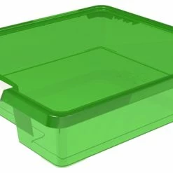 Discount π₯ Storex Classroom Project Box, 13-1/4 X 15-1/4 X 3-1/4 Inches, Transparent Green, Pack Of 5 π