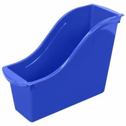 Discount ๐ Storex Interlocking Book Bin, Small, 11-3/4 X 4-1/2 X 8-1/2 Inches, Blue, Pack Of 6 ๐ฅ
