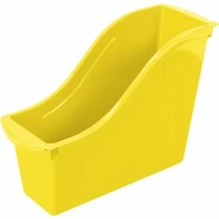 Wholesale ✔️ Storex Interlocking Book Bin, Small, 11-3/4 X 4-1/2 X 8-1/2 Inches, Yellow, Pack Of 6 🔥