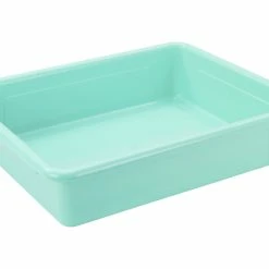 Promo 🥰 School Smart Storage Tray, Letter Size, 10-3/4 X 13-1/4 X 3 Inches, Teal 😍