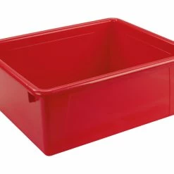 Brand new 🔥 School Smart Storage Tray, Letter Size, 10-3/4 X 13-3/8 X 5-1/4 Inches, Red 🔔