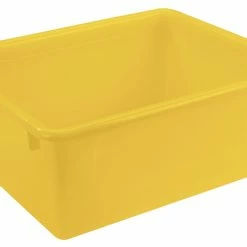 Brand new 🤩 School Smart Storage Tray, Letter Size, 10-3/4 X 13-3/8 X 5-1/4 Inches, Yellow 😀