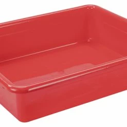 Brand new 🧨 School Smart Storage Tray, Letter Size, 10-3/4 X 13-1/4 X 3 Inches, Red 🤩