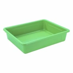 Best Sale 🎉 School Smart Storage Tray, Letter Size, 10-3/4 X 13-1/4 X 3 Inches, Green ✔️