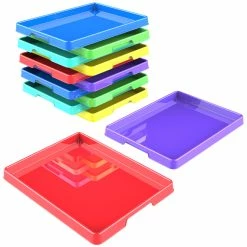 Wholesale 🔥 Storex Sorting And Crafts Tray, 12 X 16 Inches, Assorted Colors, Set Of 12 ⌛