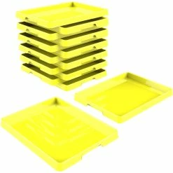 Best Sale 🛒 Storex Sorting And Crafts Tray, 12 X 16 Inches, Yellow, Pack Of 12 🛒