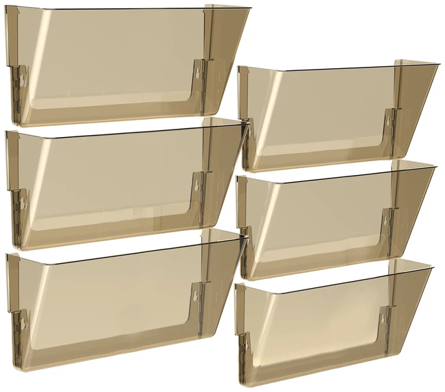 Cheap ✨ Storex Wall Files, Legal Size, Smoke, Pack Of 6 👏