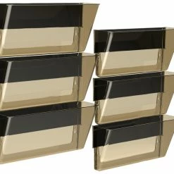 Discount 😍 Storex Magnetic Wall Pocket, Legal Size, Smoke, Pack Of 6 ✔️