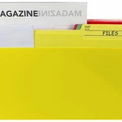 Cheapest ❤️ Storex Magnetic Wall Pocket, Legal Size, Yellow 🎁