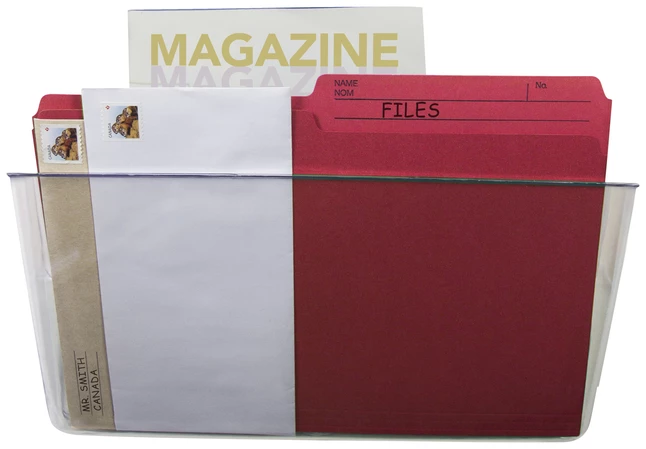 Best Sale ⌛ Storex Wall File, Letter Size, Clear 🔔
