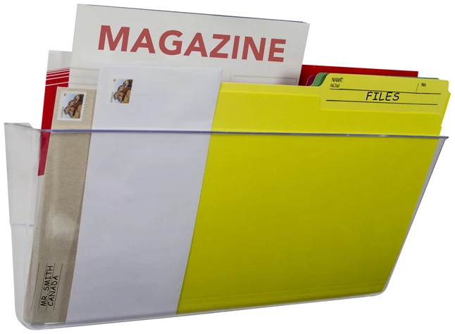 New 🎉 Storex Wall File, Legal Size, Clear 😀