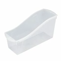 Best Pirce 🤩 Storex Interlocking Book Bin, Large, 14-1/4 X 5-1/4 X 7 Inches, Translucent 😍