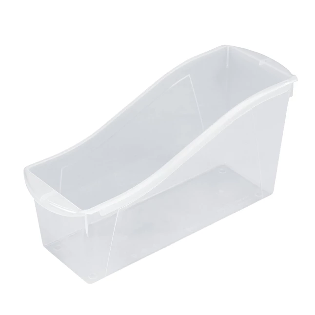 Best Pirce π€© Storex Interlocking Book Bin, Large, 14-1/4 X 5-1/4 X 7 Inches, Translucent π