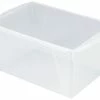 New 😀 Storex Interlocking Book Bins, Double Wide, 14-1/2 X 9-1/5 X 7 Inches, Translucent ⌛