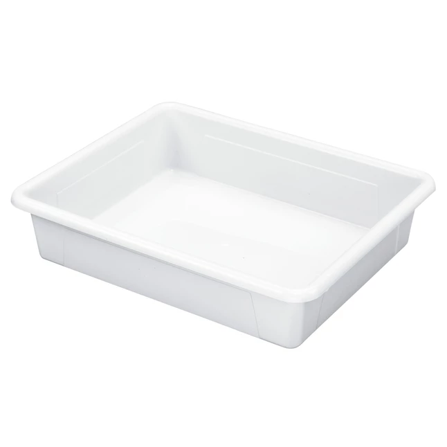 Hot Sale โจ School Smart Storage Tray, Letter Size, 10-3/4 X 13-1/4 X 3 Inches, White ๐