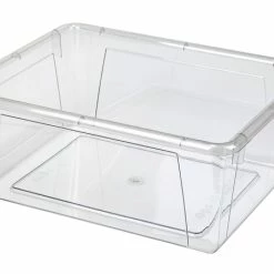 Hot Sale 🤩 School Smart Storage Tray, 10-3/4 X 13-3/8 X 5-1/4 Inches, Clear, Pack Of 5 💯