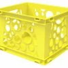 Promo 😀 Storex Mini Crate, 9 X 7-3/4 X 6 Inches, Yellow, Pack Of 24 🌟