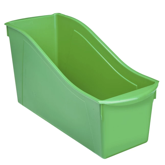 Best deal 🛒 Storex Large Book Bin, Label Pocket Included, Putting Green, Pack Of 6 👍 - Image 2