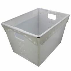 Wholesale ✔️ Flipside Plastic Storage Postal Tote, Translucent, Pack Of 2 🥰