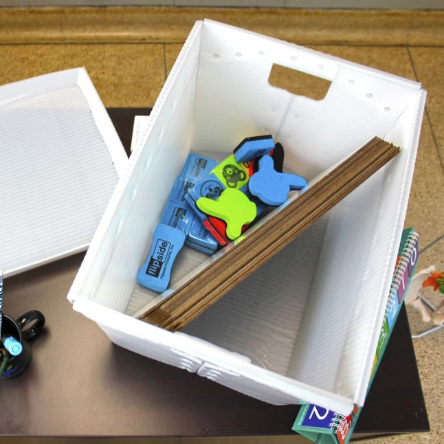 Wholesale โ๏ธ Flipside Plastic Storage Postal Tote, Translucent, Pack Of 2 ๐ฅฐ - Image 5