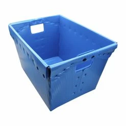 Cheapest ✨ Flipside Plastic Storage Postal Tote, Blue, Pack Of 4 🔔