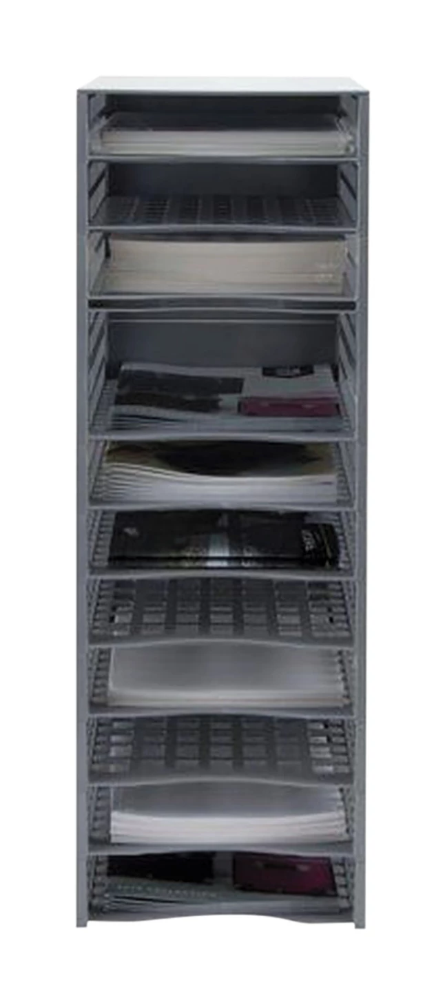 Buy ❤️ Advantus Convertible Tray Storage System, 13 X 22-3/4 X 9-3/4 Inches, Gray 🥰 - Image 2
