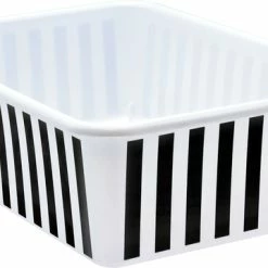 Top 10 🎁 Teacher Created Resources Black And White Stripes Large Plastic Storage Bin 👏