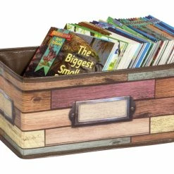 Best Sale 🔔 Teacher Created Resources Reclaimed Wood Small Storage Bin 👍