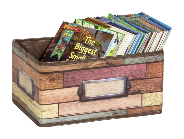 Best Sale ๐ Teacher Created Resources Reclaimed Wood Small Storage Bin ๐