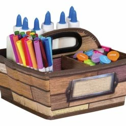 Outlet 🤩 Teacher Created Resources Reclaimed Wood Storage Caddy 👏