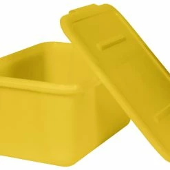 Best Pirce 🥰 School Smart Storage Tote With Snaptite Lid, 11-3/4 X 15-1/2 X 7-1/2 Inches, Yellow 💯