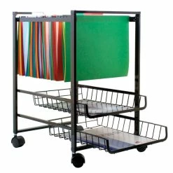 Flash Sale 🔔 Advantus Letter Size Mobile File Cart, 15 X 12-3/4 X 21 Inches, Steel ⭐